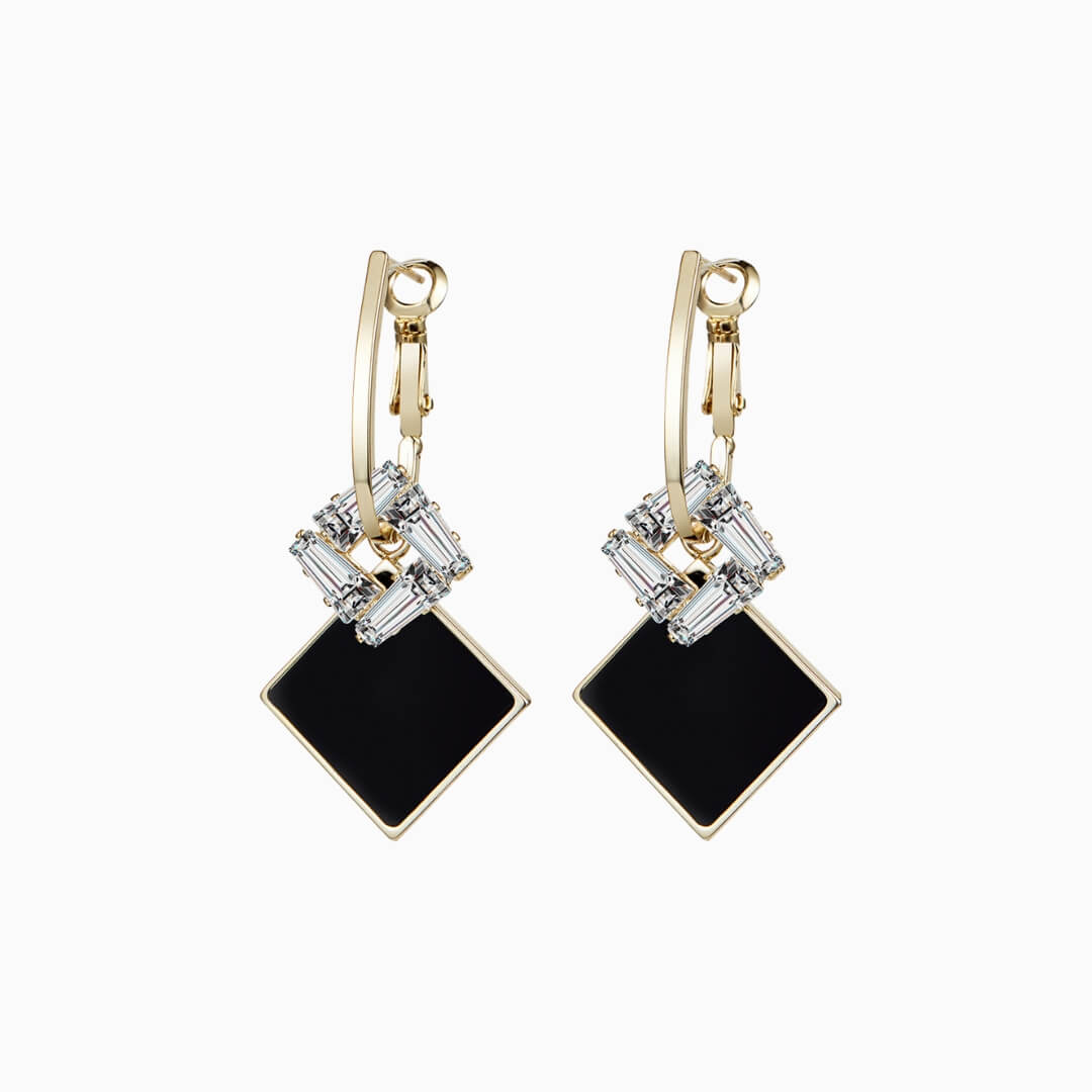 イヤリング TATIANA Silver 925 Basic Square Hoop Earrings EC3004 Designer fashion, Seoul-fully created | W Concept