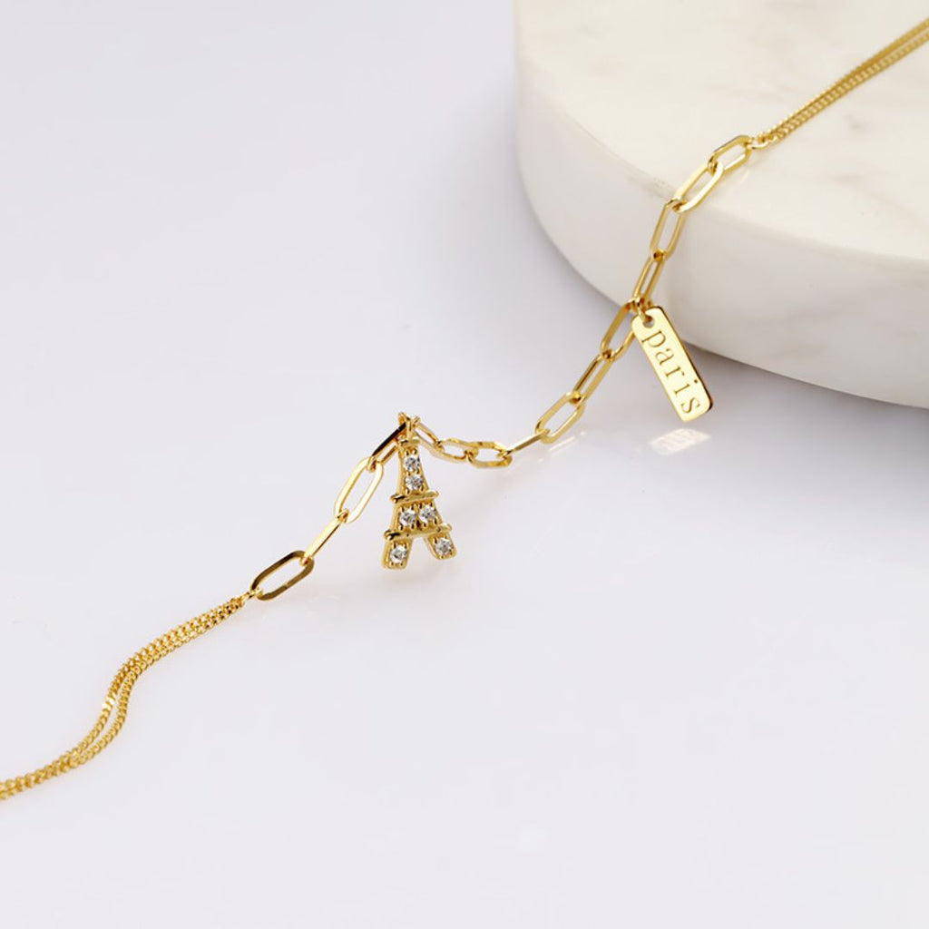Monique Eiffel Tower Bracelet in s925 with gold plating